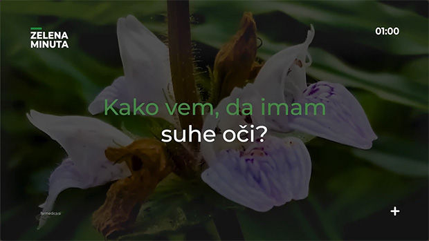 Kako vem, da imam suhe oči?